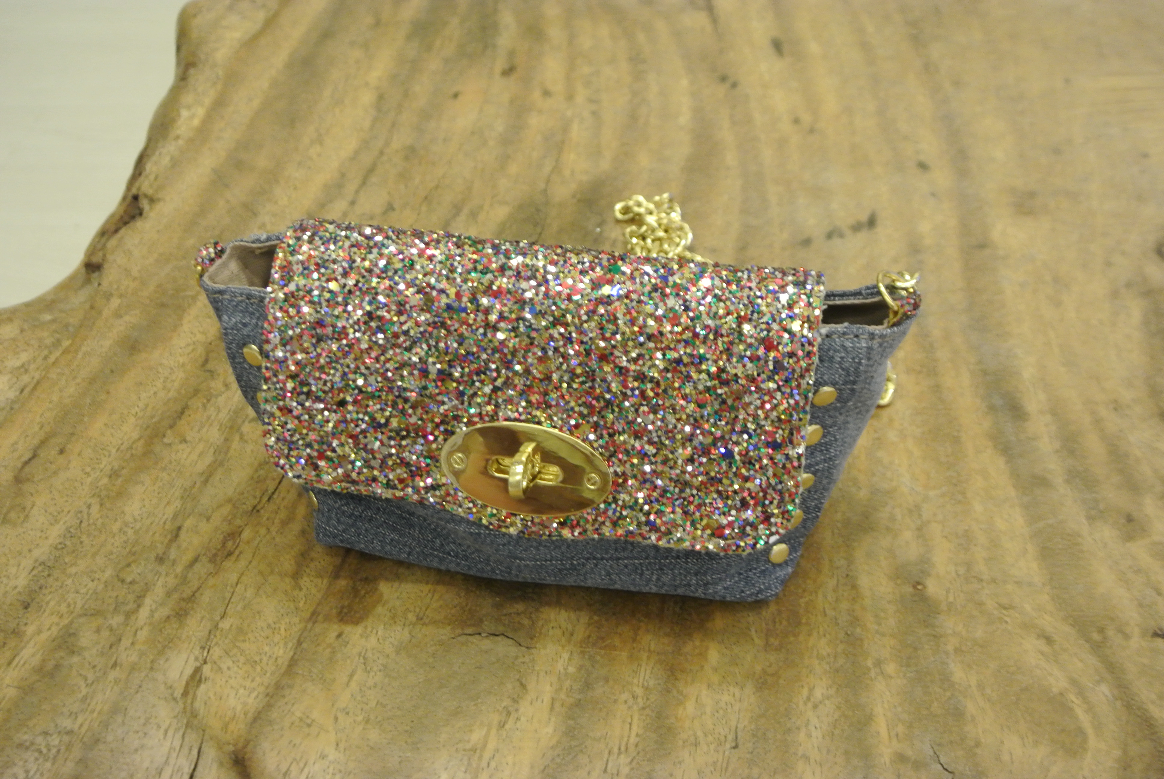 Glitzertasche