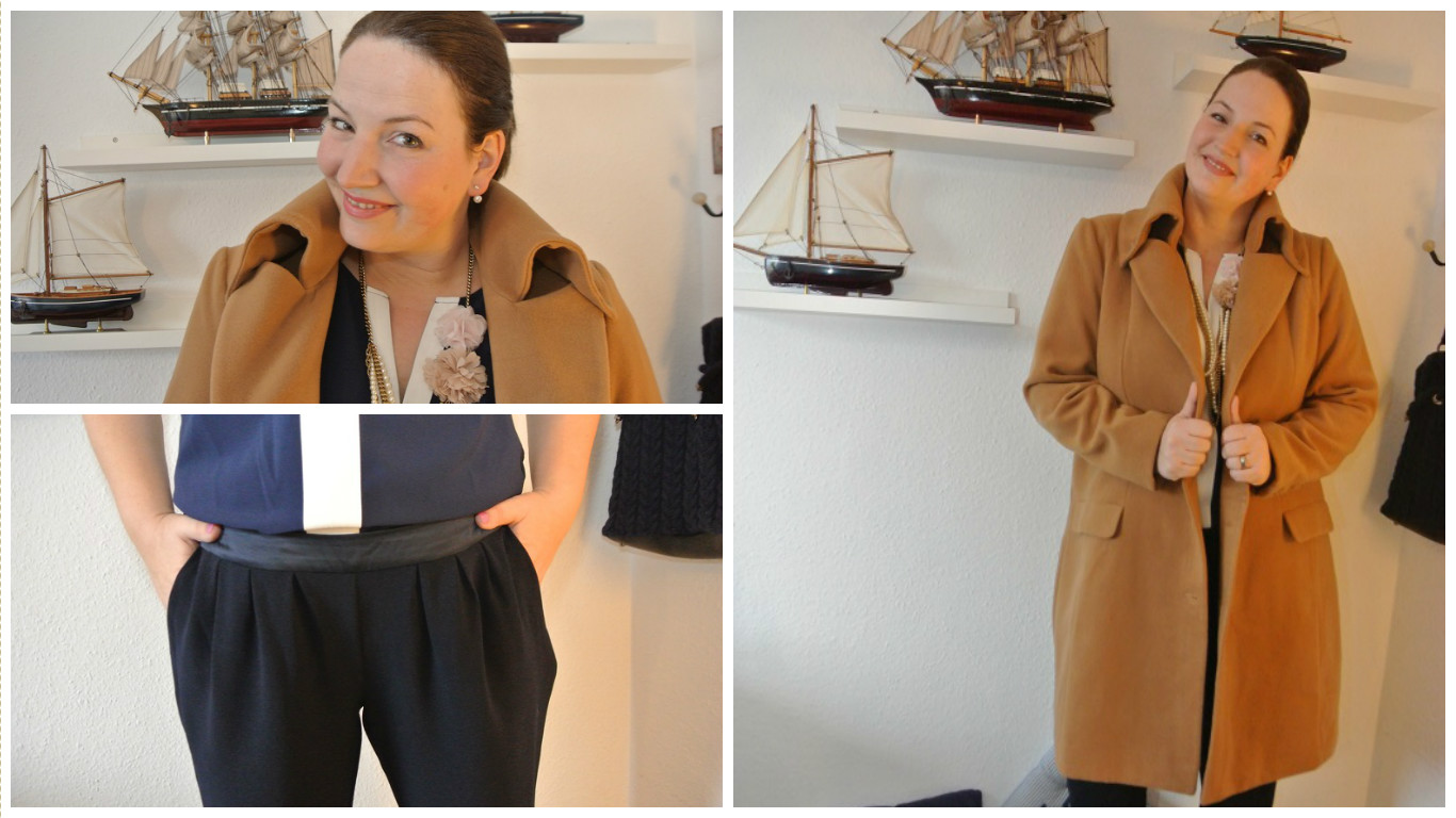 Bundfalten-Hose (aber schick!) und Zweit-Camel-Coat